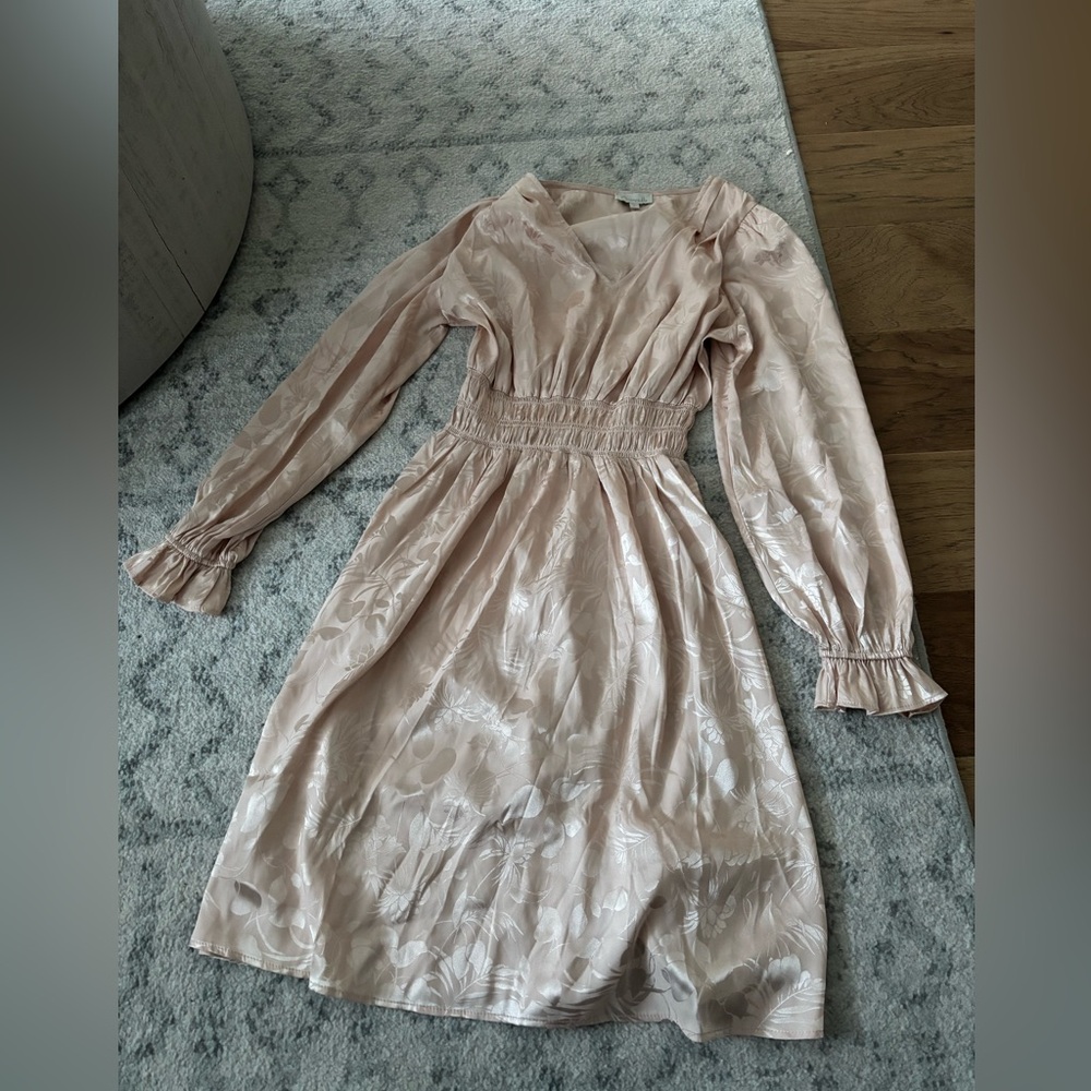 Chenault Blush Pink Floral Dress